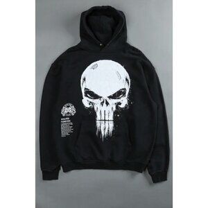 Darc‎ Sport X Punisher Hoodie Black NEW M L XL  Wolves Marvel Rare Gym NFGU